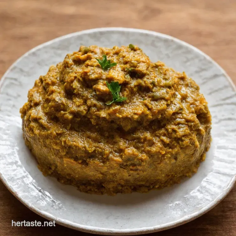 Baba Ganoush Smoked Eggplant Dip presentation