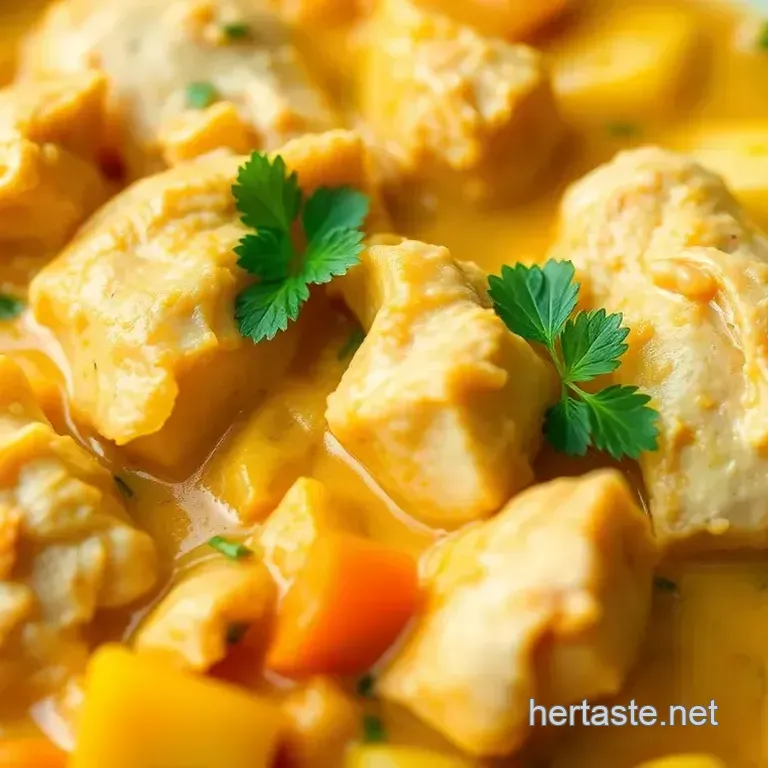 Crispy Chicken Curry Pot Pie