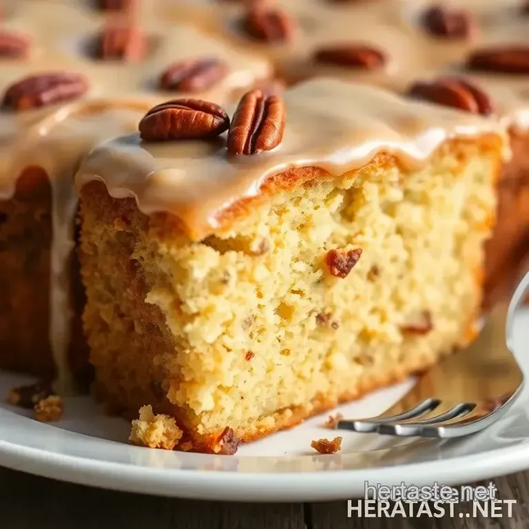 Southern Classic Funeral Cake with Pecan Bliss presentation