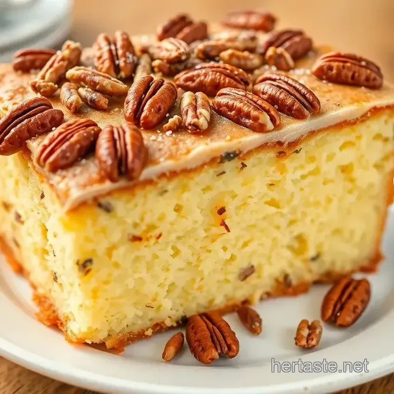 Southern Classic Funeral Cake with Pecan Bliss