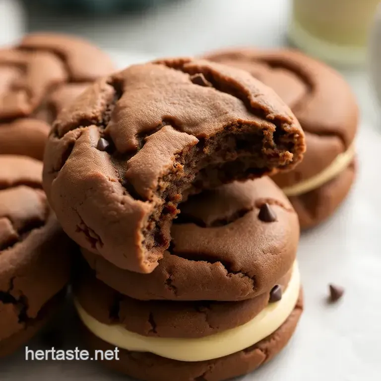 Bake Duplex Crème Cookies: Chocolatey Delight presentation