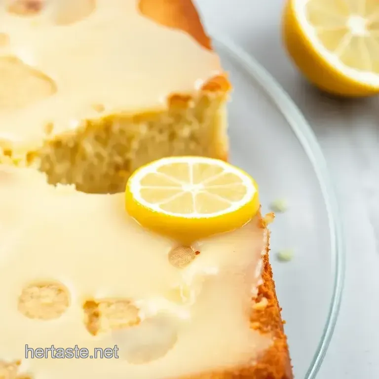 Bake Kefir Sheet Cake with Zesty Lemon Glaze