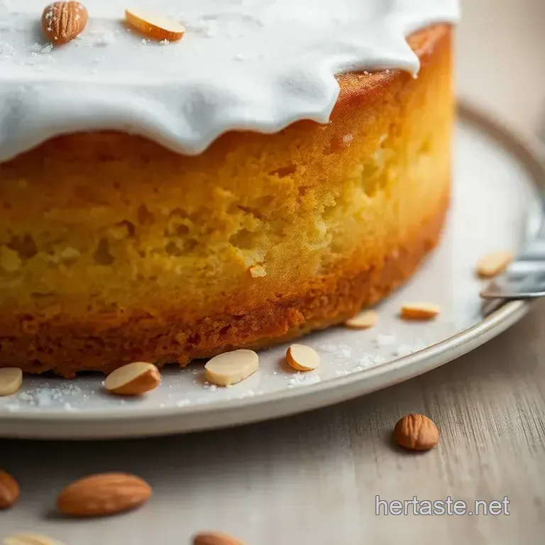 Heavenly Kosher Vanilla Almond Cake &ndash; Ready in 1 Hour! presentation