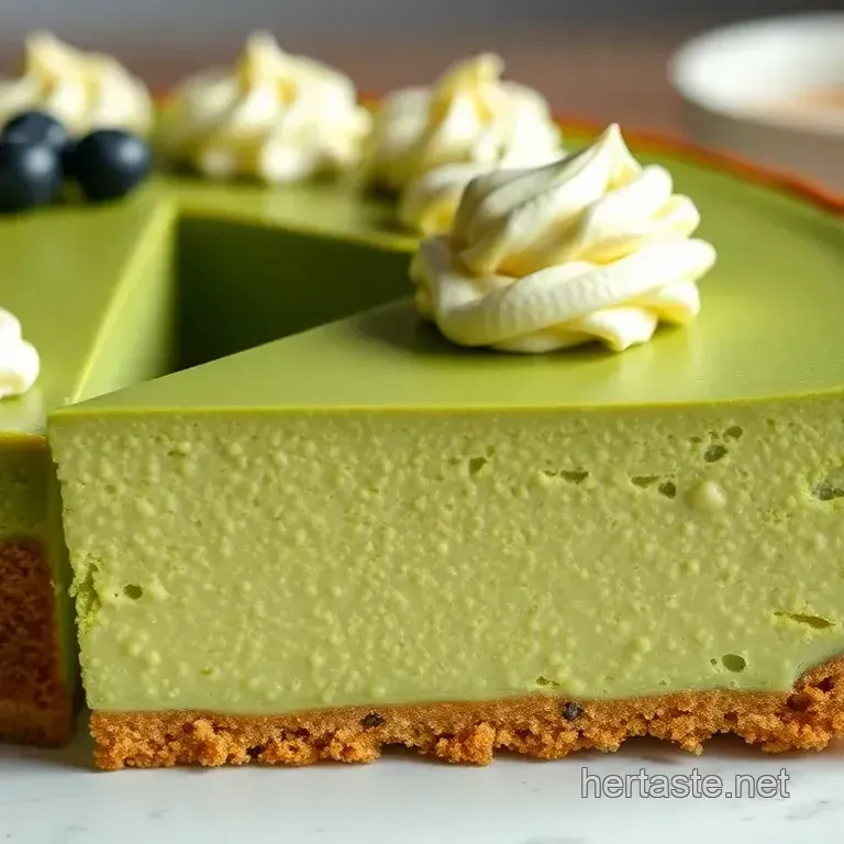 Bake Matcha Cheesecake | Decadent Delight