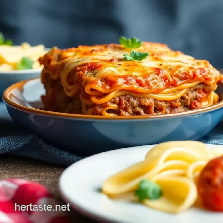 Bake Meat Lasagna for a Cozy Dinner