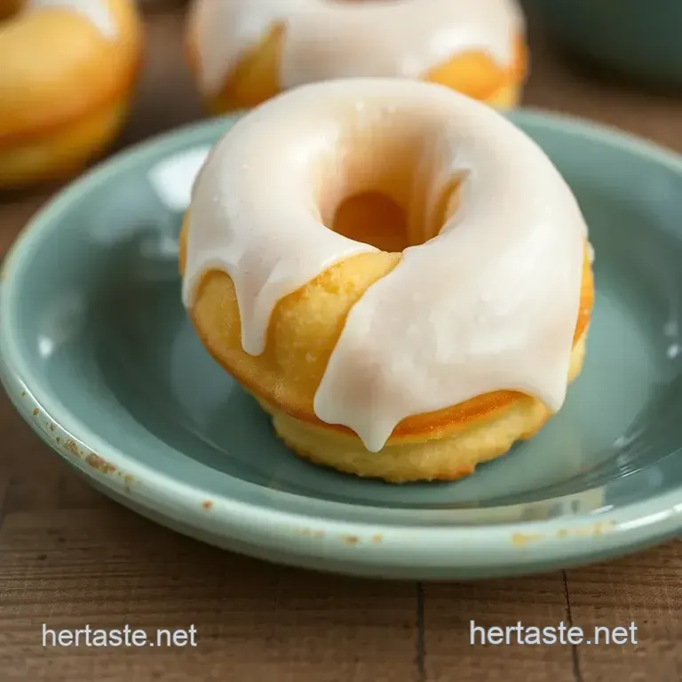 Vanilla Bliss Mini Donuts presentation