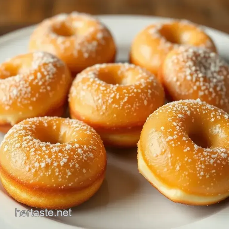 Vanilla Bliss Mini Donuts