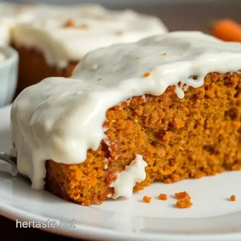 Moist Carrot Cake with Creamy Frosting