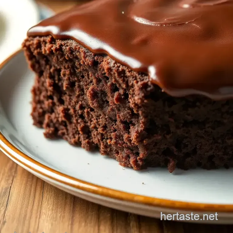 Bake Moist Killer Cake with Decadent Chocolate Ganache presentation