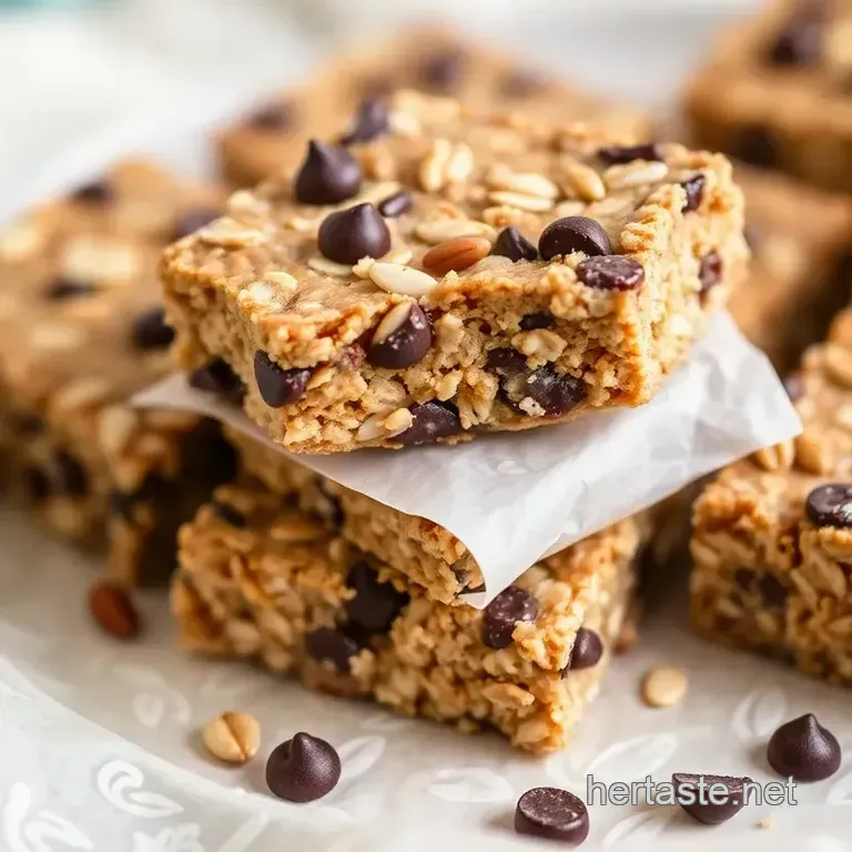 Bake Nut Bars with Oats Seeds &amp Chocolate presentation