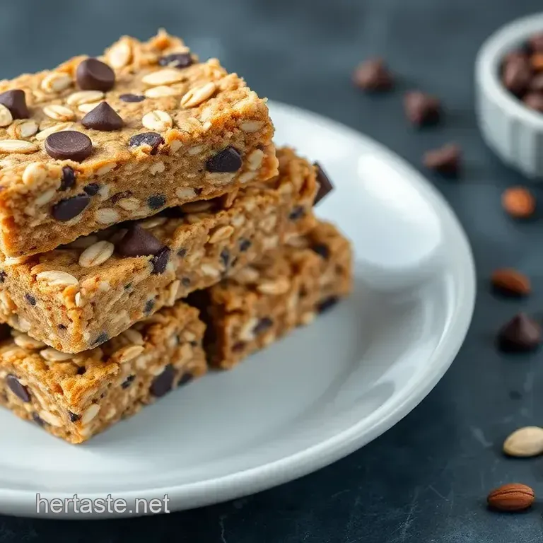 Bake Nut Bars with Oats Seeds & Chocolate