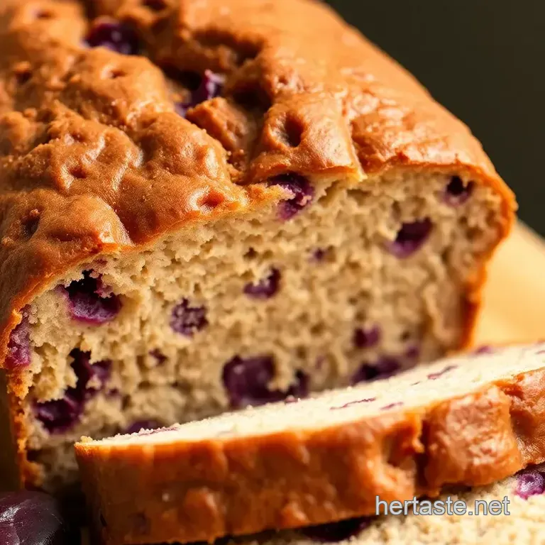 Bake Ube Extract Bread - Delightful Comfort presentation