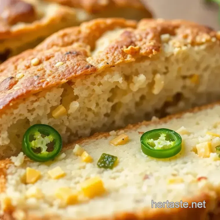 Vegan Jalapeño Cheddar Bread