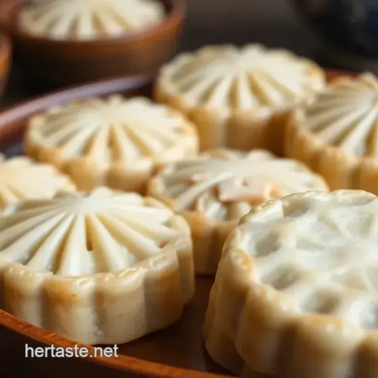 Bake White Lotus Mooncakes
