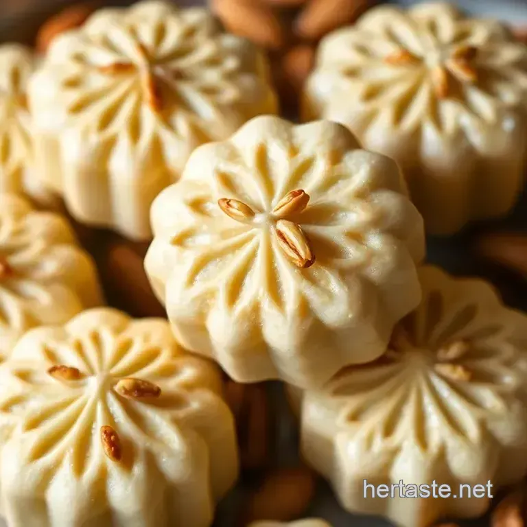 Delectable White Lotus Mooncakes with Crunchy Nuts