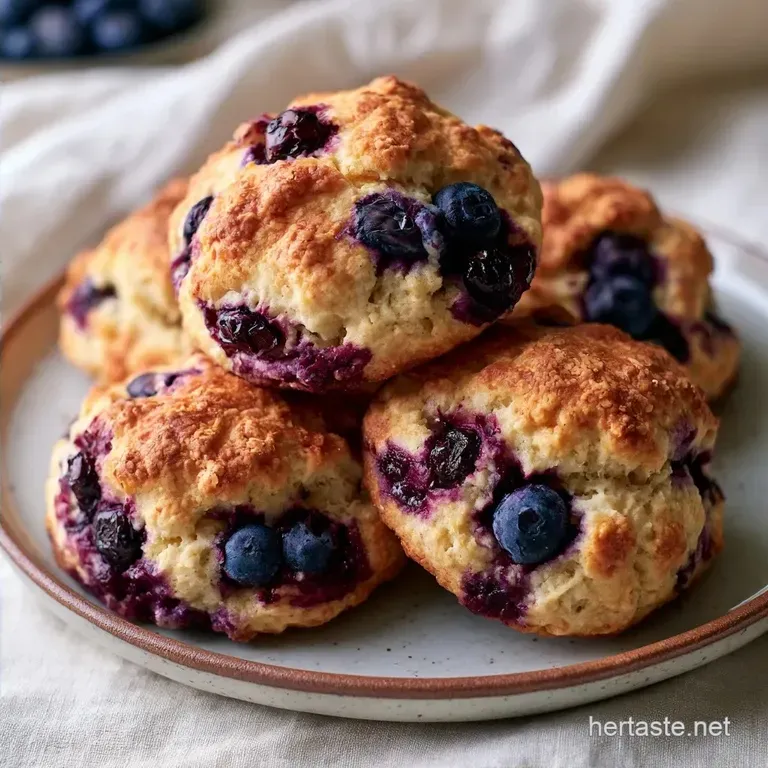 Baked Blueberry Scones in 30 Minutes