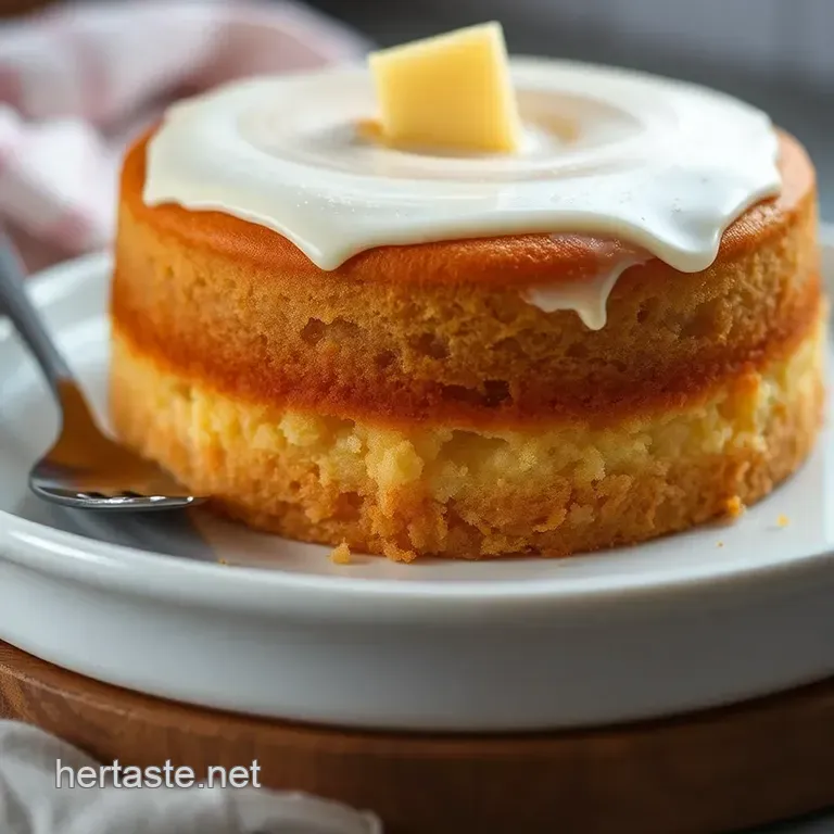 Bakery-Style Box Cake presentation