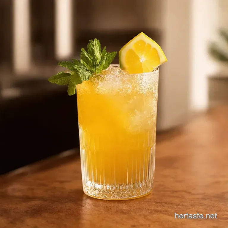 Bay Breeze Bliss Pineapple Cranberry Cocktail presentation