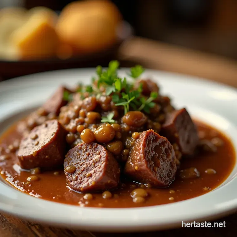 Beef Bourguignonbitesized a Cube Steak Classic Reimagined presentation