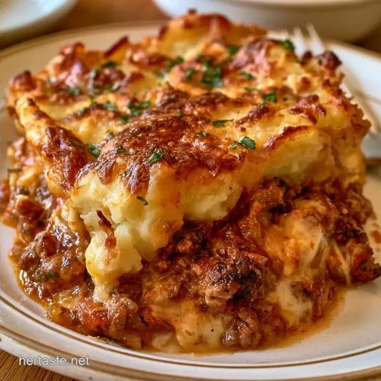 Lean and Hearty Beef Potato Casserole
