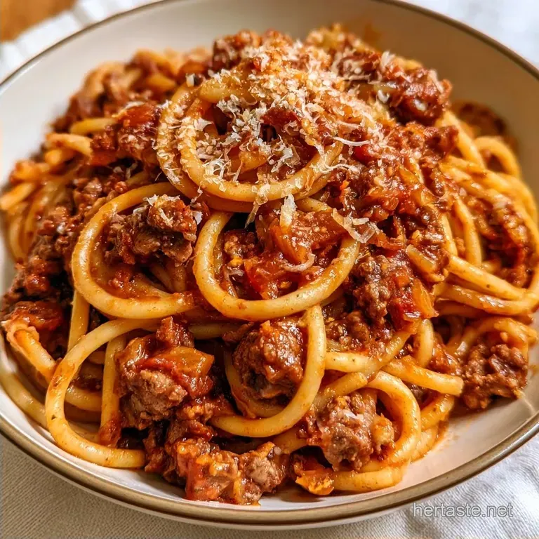 Beef Spaghetti Sauce with Balsamic