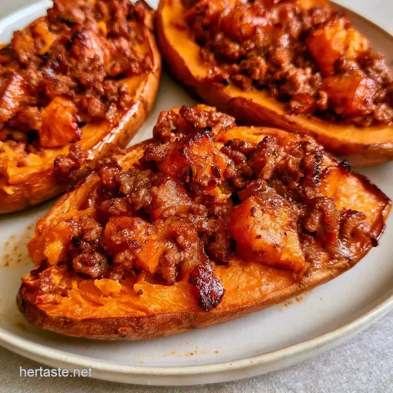 Ground Beef Stuffed Sweet Potato: Hearty Meal