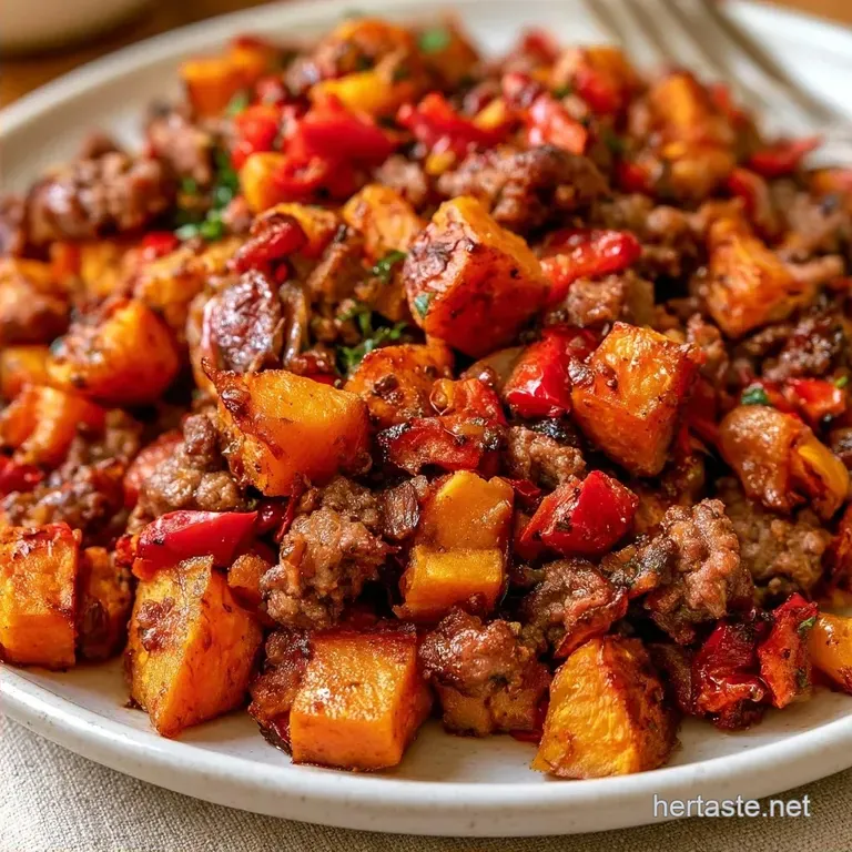 Beef Sweet Potato Hash in 40 Minutes