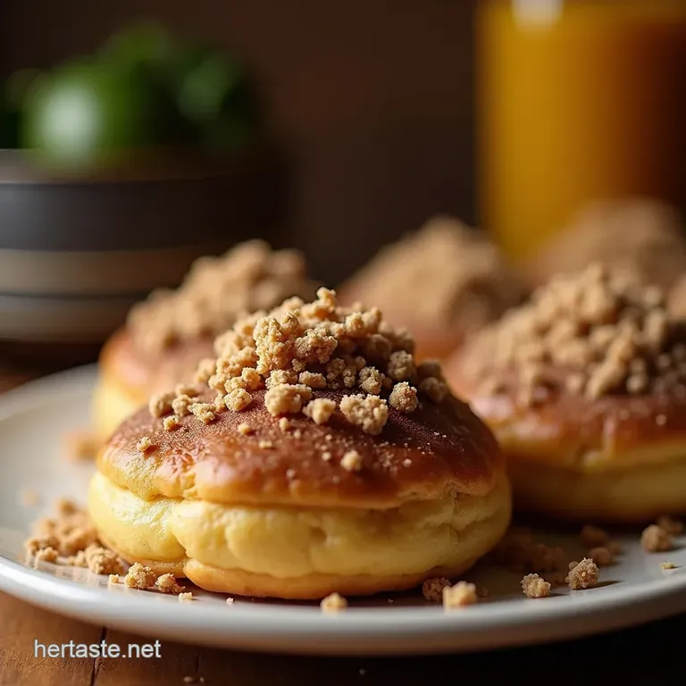 The Perfect Pillow Authentic Mexican Conchas with Vanilla Chocolate Streusel presentation