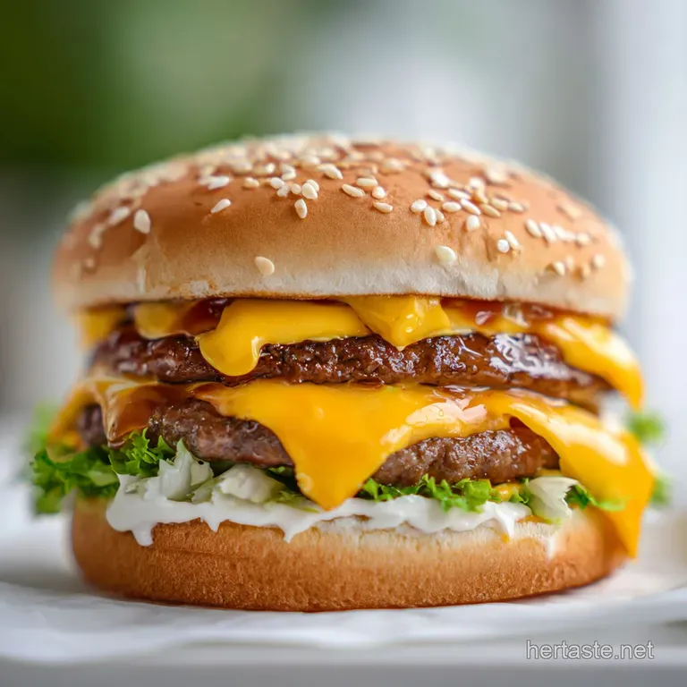 A dollop of glistening Big Mac sauce, thick and slightly textured, alongside a toasted sesame seed bun and crisp lettuce.