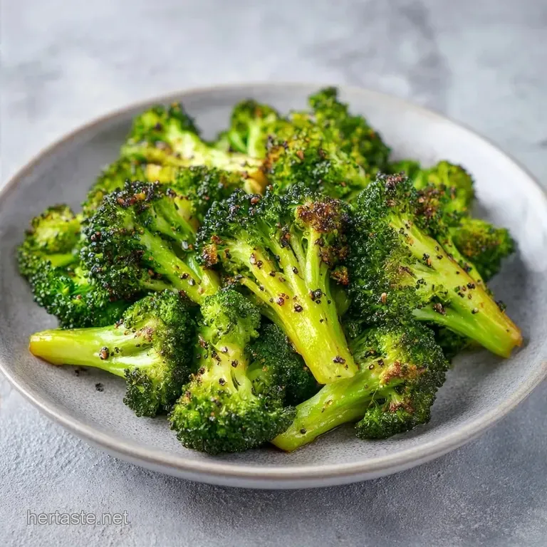 Bite Sized Roasted Broccoli: Ultra-Crispy