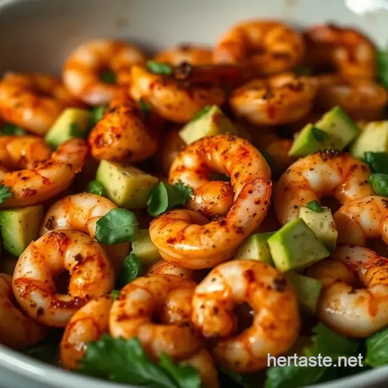 Blackened Shrimp Bowls with Zesty Avocado Salsa