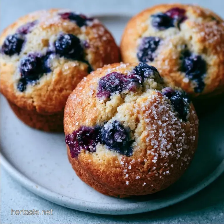 Blueberry Muffins: Bakery Style Dome