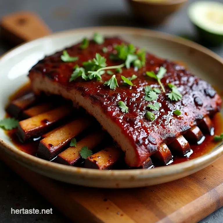 The Sunday Best SlowSmoked Beef Ribs with Bourbon Glaze