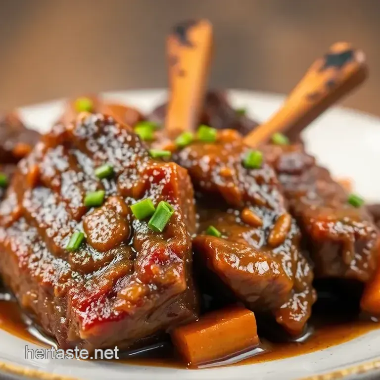 Braise Beef Short Ribs with Oxtail Spice
