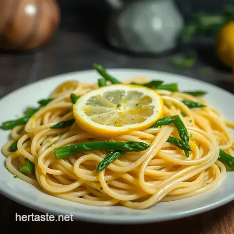 Bright Spring Asparagus Lemon Pasta
