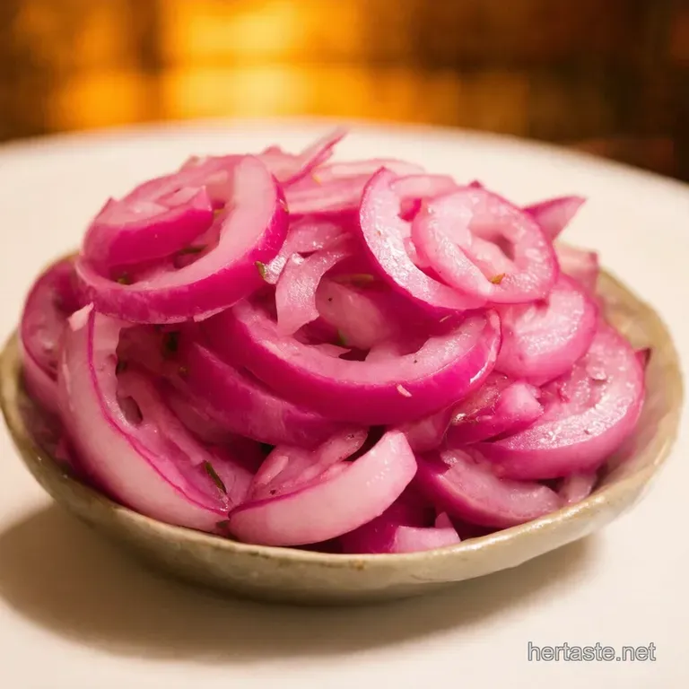 Brilliant Bright Pink Pickled Onions Pubperfect in Minutes presentation