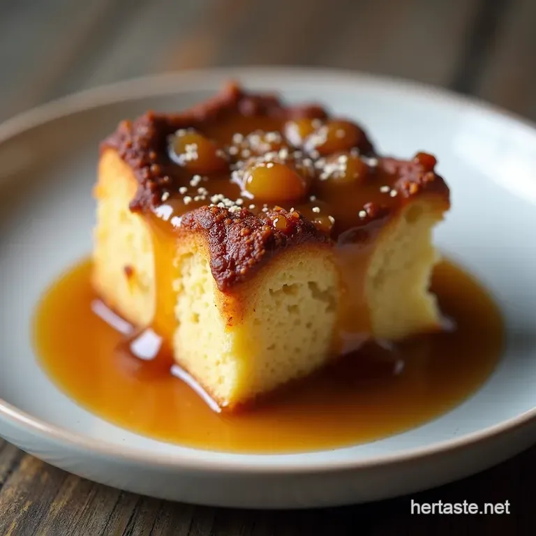 Best Brioche Bread Pudding with Salted Caramel Sauce Recipe