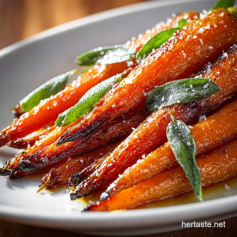 Thanksgiving Side Dishes: Brown Butter Maple Glazed Rainbow Carrots