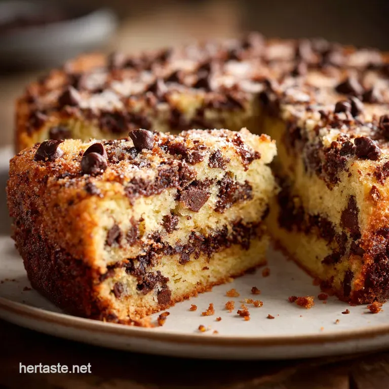 Chocolate Chip Cake: Ultimate Brown Butter Layers presentation