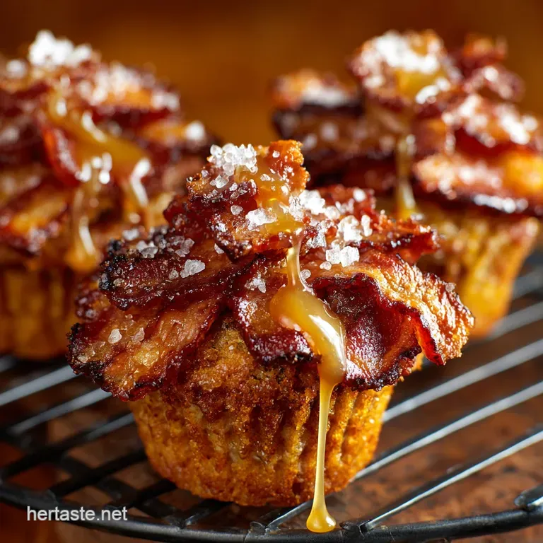 The Full English Fryup Cupcake Maple Bacon Brown Butter Glory presentation