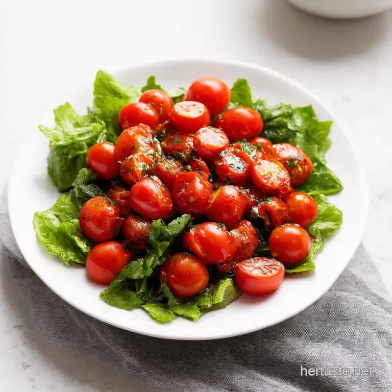Bursting Balsamic Marinated Tomato Salad Recipe Easy Summer Side