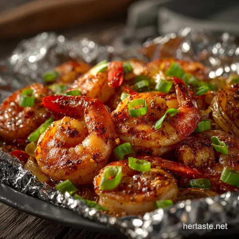 The Ultimate Nofuss Cajun Shrimp Boil Foil Packs Oven or Grill presentation