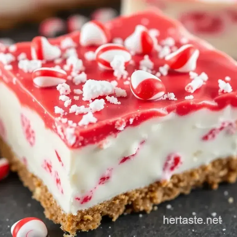 Candy cane flavors: 5 Amazing No-Bake Cheesecake Bar Recipes!