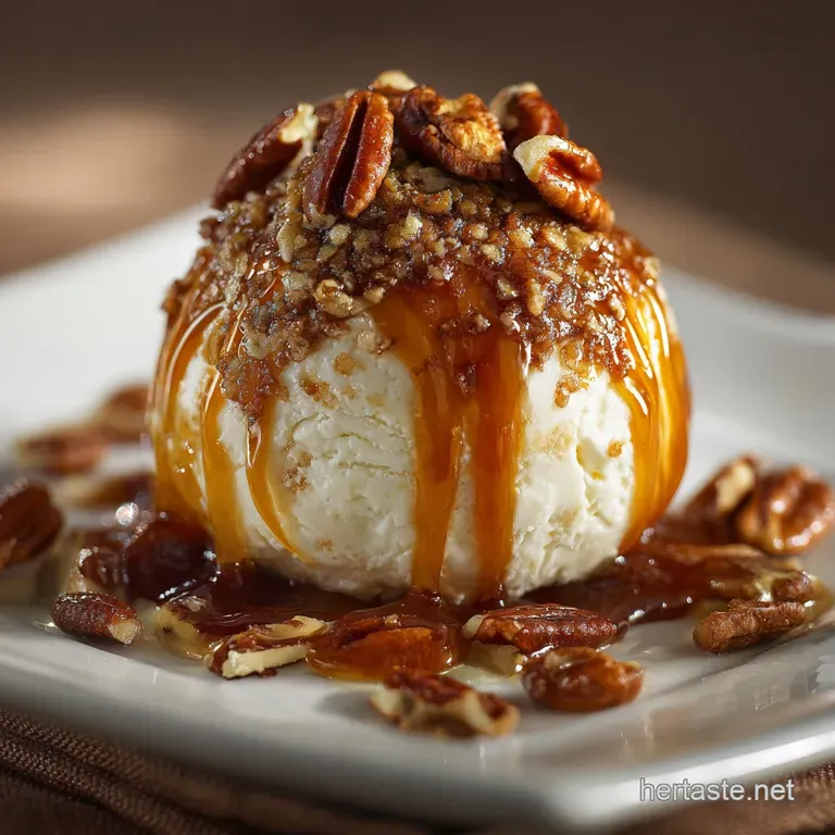 Caramel Pecan Cheesecake Dessert Cheese Ball: No-Bake and Crowd-Ready presentation