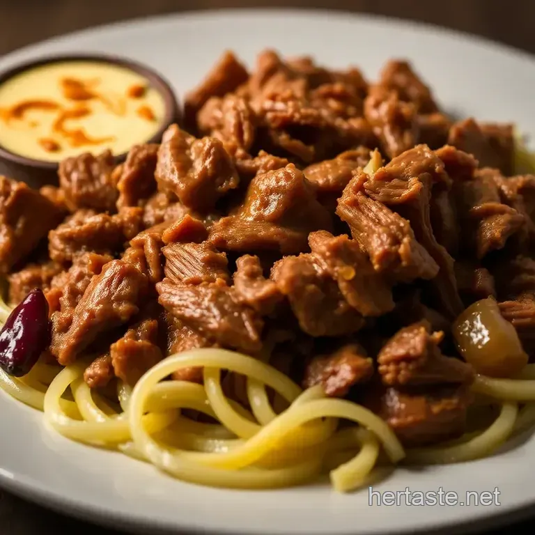 Carolina Gold Pulled Pork (Slow Cooker) presentation