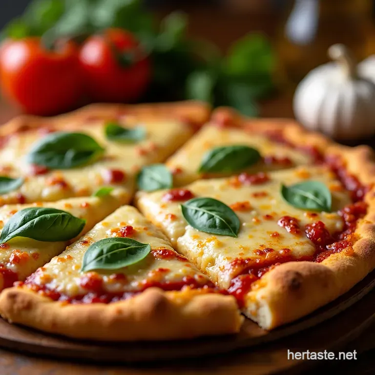 Cauliflower Power Pizza The Crispy Crusader presentation