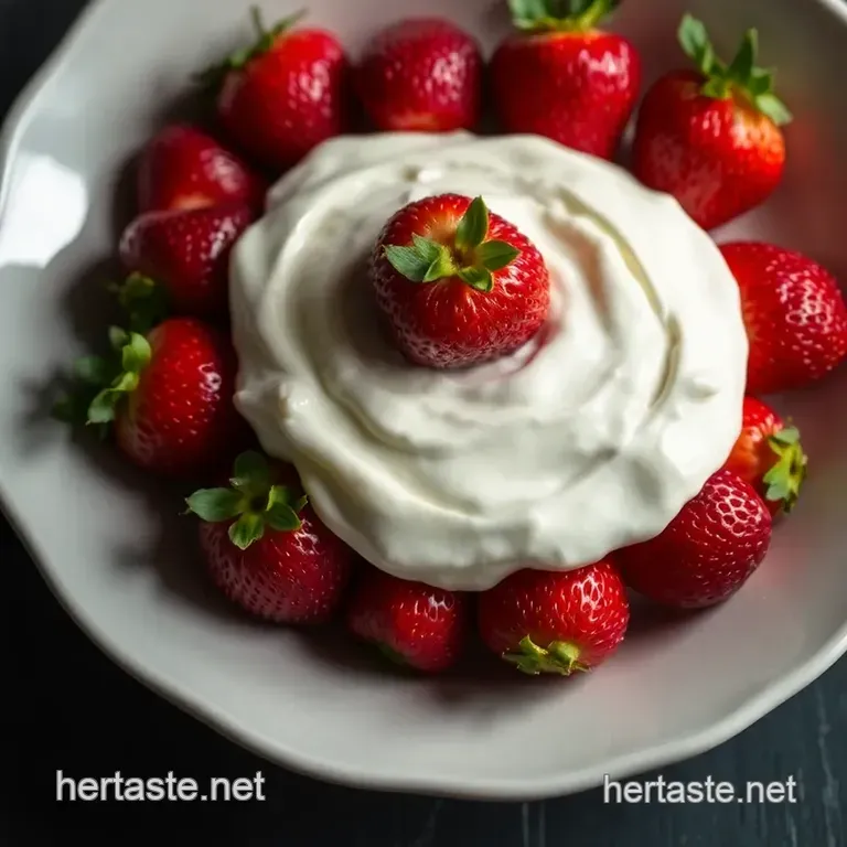 Cheesecake Deviled Strawberries presentation