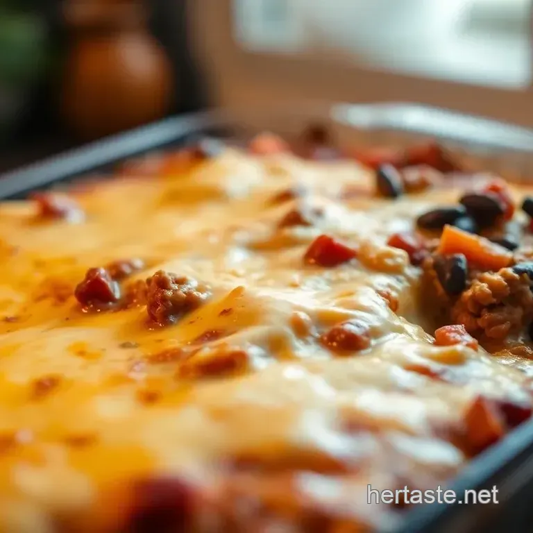 Cheesy Burrito Bake Delight