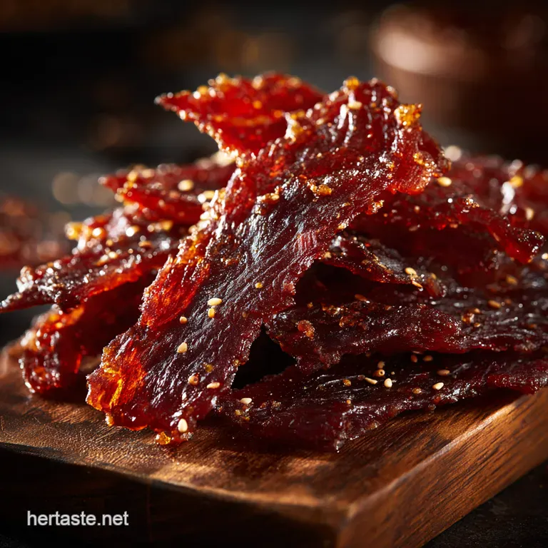 Chefs Sticky Fingers Teriyaki Beef Jerky