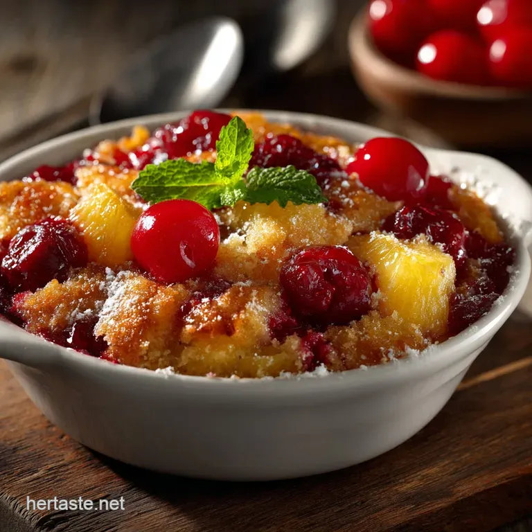 Dump Cake Recipe: The Effortless Cherry-Pineapple 3 Ingredient Classic